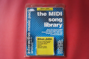 Elton John - Midi Song Library (mit Diskette) Songbook Notenbuch Piano Vocal