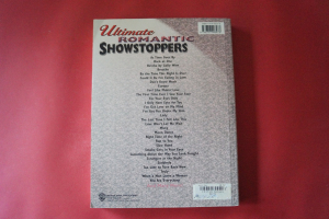 Ultimate Romantic Showstoppers Songbook Notenbuch Piano Vocal Guitar PVG