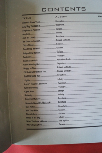 Journey - Piano Sheet Music Anthology Songbook Notenbuch Piano Vocal Guitar PVG