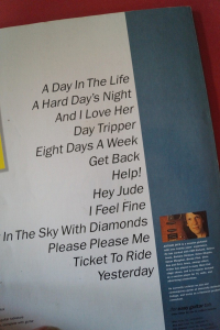 Beatles - For Easy Guitar Tab Songbook Notenbuch Vocal Guitar