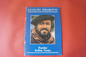 Luciano Pavarotti - Popular Italian Songs Songbook Notenbuch Piano Vocal