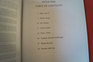 Peter Pan (Vocal Selections) Songbook Notenbuch Piano Vocal