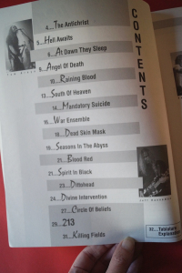 Slayer - Just the Riffs Songbook Notenbuch Guitar