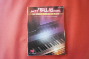 First 50 Jazz Standards on the Piano Songbook Notenbuch Easy Piano Vocal