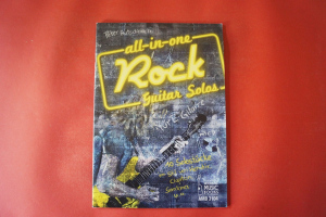 All-in-one Rock Guitar Solos (mit CD) Gitarrenbuch