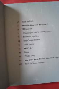 Bobby Darin - Songbook Songbook Notenbuch Piano Vocal Guitar PVG