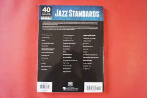 40 Jazz Standards Songbook Notenbuch Piano Vocal Guitar PVG