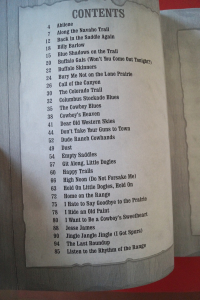 Cowboy Songs Songbook Notenbuch Piano Vocal Guitar PVG