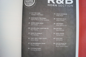 R & B Horn Section Songbook Notenbuch Vocal Horn