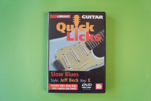 Lick Library: Guitar Quick Licks Slow Blues Jeff Beck (DVD)
