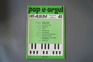 Pop E-Orgel Hit-Album Heft 41 Notenheft