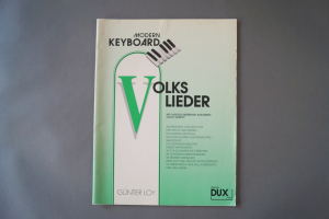 Modern Keyboard Volkslieder Notenheft