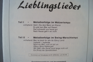 Biertrinkers Lieblingslieder Notenheft