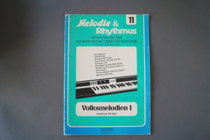 Melodie & Rhythmus Volksmeodien I Notenheft