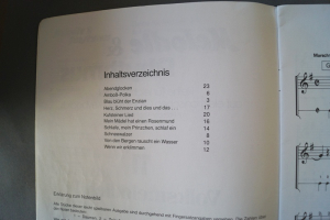 Melodie & Rhythmus Volksmeodien I Notenheft