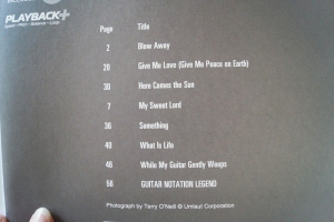 George Harrison - Guitar Play along (mit Audiocode) Songbook Notenbuch Vocal Guitar