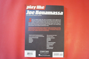 Joe Bonamassa - Play like (mit Audiocode) Songbook Notenbuch Guitar