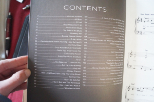 First 50 Blues Songs on the Piano Songbook Notenbuch Easy Piano Vocal