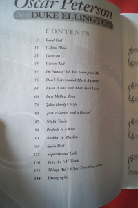Oscar Peterson - Plays Duke Ellington Songbook Notenbuch Piano