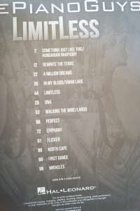 Piano Guys - Limitless (mit Beilage) Songbook Notenbuch Piano Cello