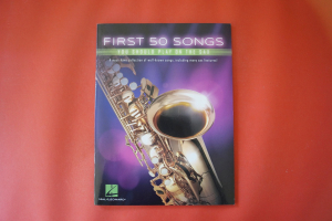 First 50 Songs on the Sax Songbook Notenbuch Saxophon