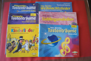 Tastenträume diverse Ausgaben (6 Stück)Klavierbücher