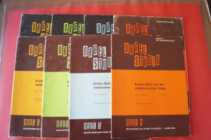 Orgelstudio diverse Ausgaben (8 Stück) Klavierbücher