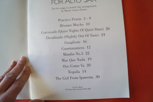 Latino Songs Play along (mit CD) Alto Sax