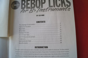 Bebob Licks (mit CD) für Bb-Instrumente
