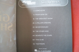 The Greatest Showman Songbook Notenbuch Easy Keyboard Organ