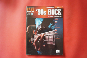 90s Rock (Bass Play along, mit Audiocode) Bassbuch