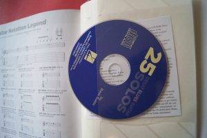 25 Great Blues Guitar Solos (mit CD) Songbook Notenbuch Guitar