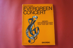 Das grosse Evergreen Concert Songbook Notenbuch Piano Vocal