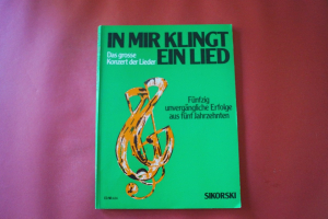 In mir klingt ein Lied Songbook Notenbuch Piano Vocal