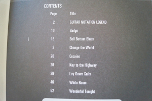 Eric Clapton - Guitar Playalong (ältere Ausgabe, mit Audiocode) Songbook Notenbuch Vocal Guitar