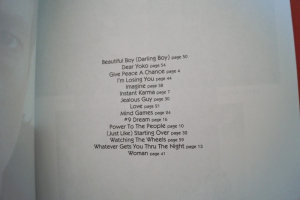 John Lennon - The Collection Songbook Notenbuch Piano Vocal Guitar PVG
