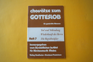 Chorsätze zum Gotteslob für gemischte Stimmen Heft 7