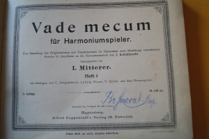 Vade mecum für Harmoniumspieler Heft 1 (Mitterer)