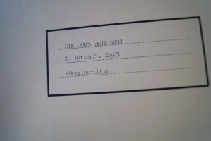 Wir haben Dein Wort (Kutzer/Zöpfl)