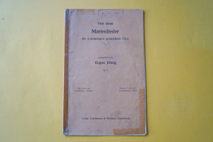 Vier neue Marienlieder (König)
