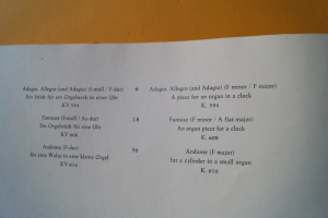 Drei Stücke für die Orgel (Mozart)