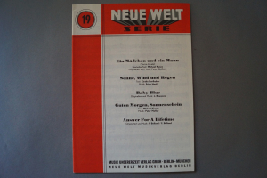 Neue Welt Serie Heft 19 Notenheft