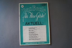 Das Beste für Ihre Gäste Heft 83 Notenheft
