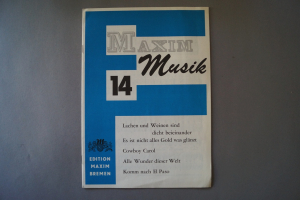 Maxim Musik Heft 14 Notenheft