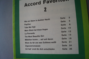 Accord Favoriten Heft 2 Notenheft