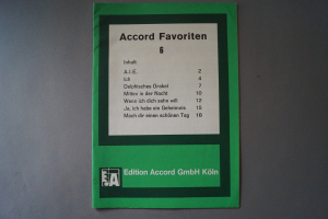 Accord Favoriten Heft 6 Notenheft
