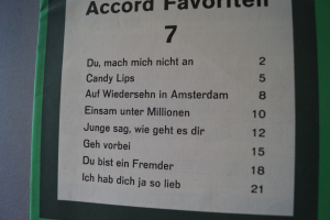 Accord Favoriten Heft 7 Notenheft