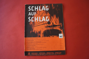 Schlag auf Schlag Heft 40 Notenheft
