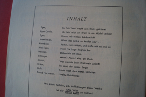 Frohe Rheinklänge Notenheft