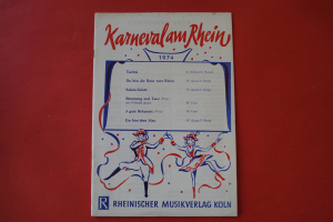 Karneval am Rhein 1974 Notenheft